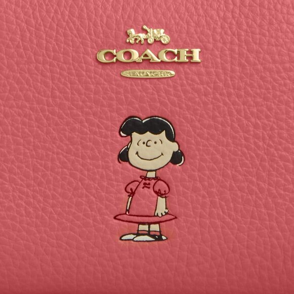 Coach X Peanuts Snap Wallet With Lucy - Picture 3 of 7